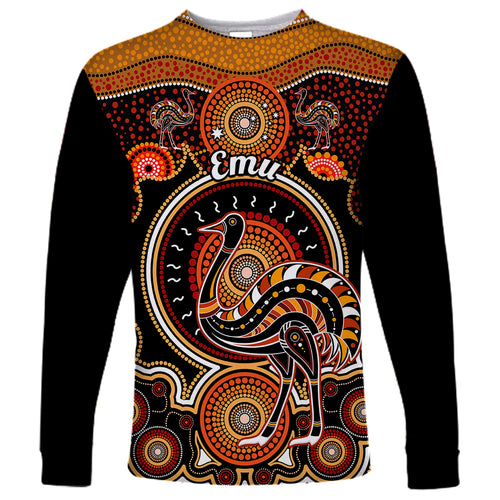 personalised-australian-astrology-long-sleeve-shirt-aboriginal-emu-zodiac-sign