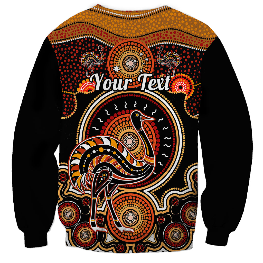 personalised-australian-astrology-sweatshirt-aboriginal-emu-zodiac-sign