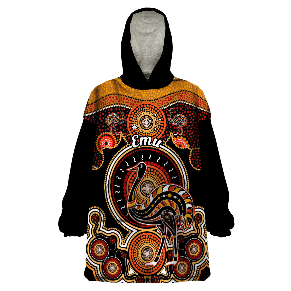 personalised-australian-astrology-wearable-blanket-hoodie-aboriginal-emu-zodiac-sign