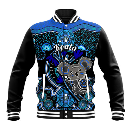 personalised-australian-astrology-baseball-jacket-aboriginal-koala-zodiac-sign