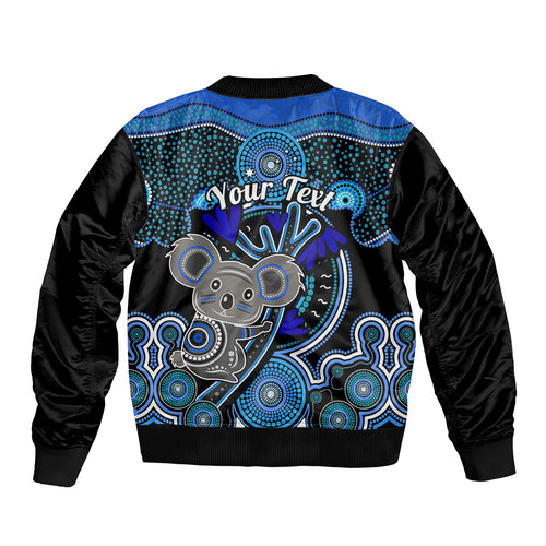 personalised-australian-astrology-bomber-jacket-aboriginal-koala-zodiac-sign