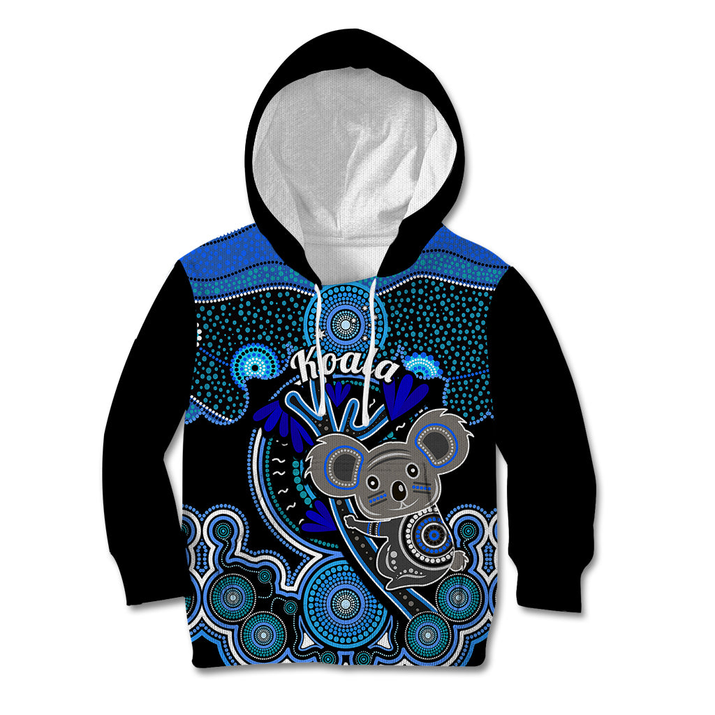 personalised-australian-astrology-kid-hoodie-aboriginal-koala-zodiac-sign