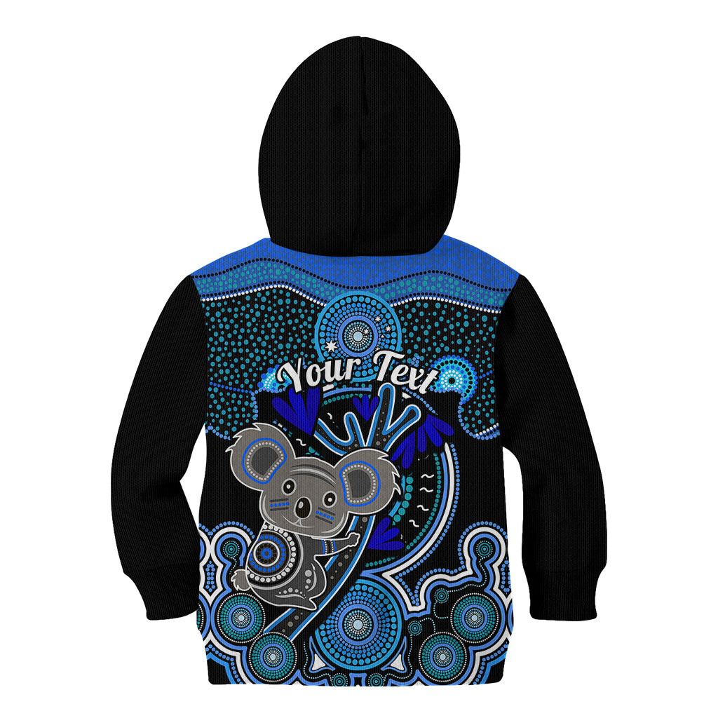 personalised-australian-astrology-kid-hoodie-aboriginal-koala-zodiac-sign