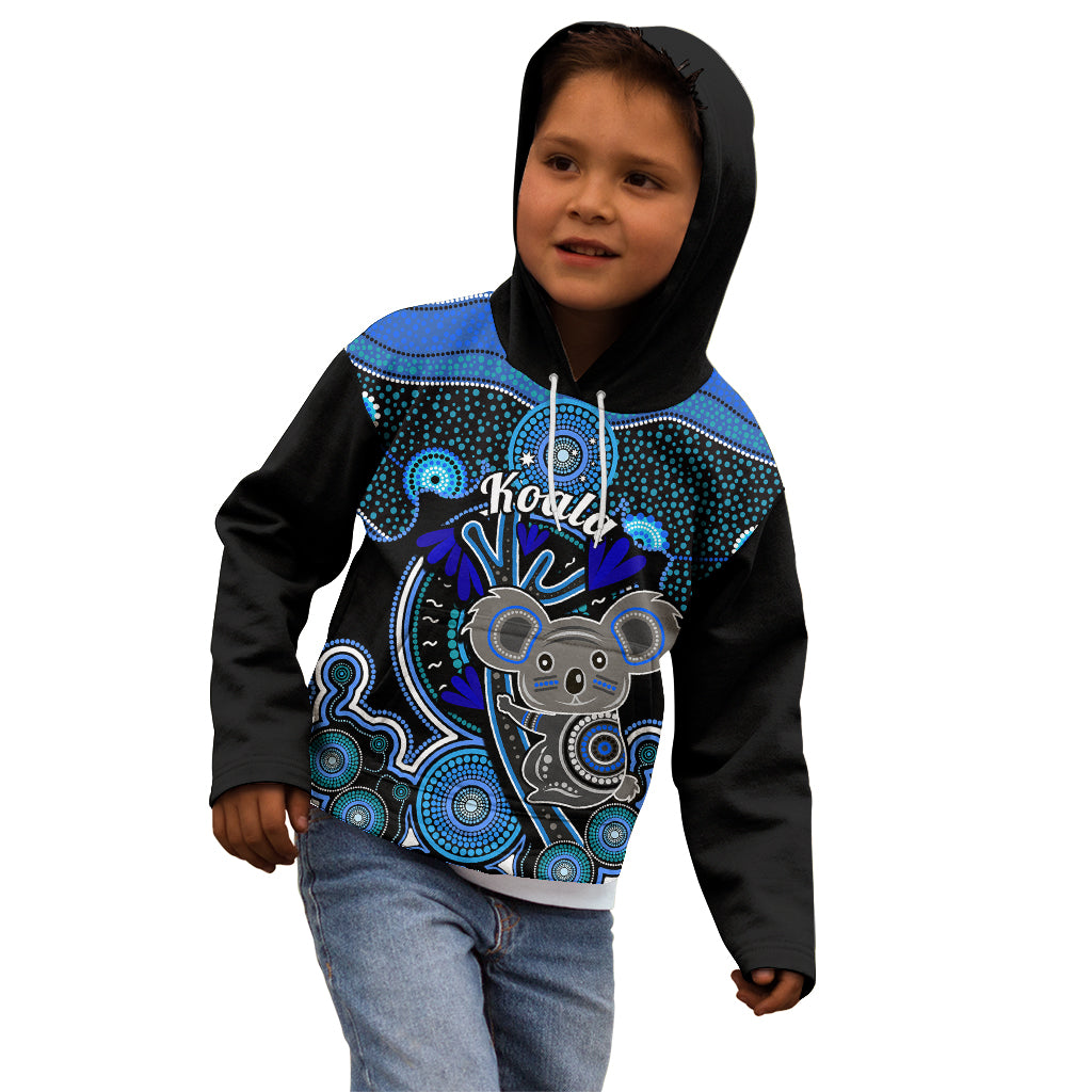 personalised-australian-astrology-kid-hoodie-aboriginal-koala-zodiac-sign