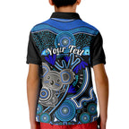 personalised-australian-astrology-kid-polo-shirt-aboriginal-koala-zodiac-sign