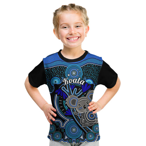 personalised-australian-astrology-kid-t-shirt-aboriginal-koala-zodiac-sign