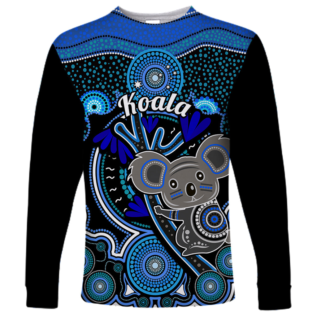 personalised-australian-astrology-long-sleeve-shirt-aboriginal-koala-zodiac-sign