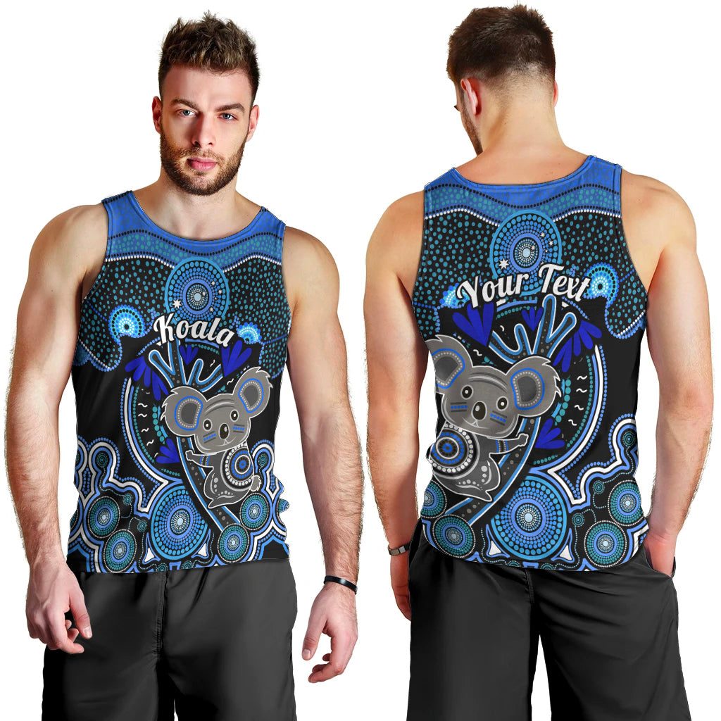 personalised-australian-astrology-men-tank-top-aboriginal-koala-zodiac-sign