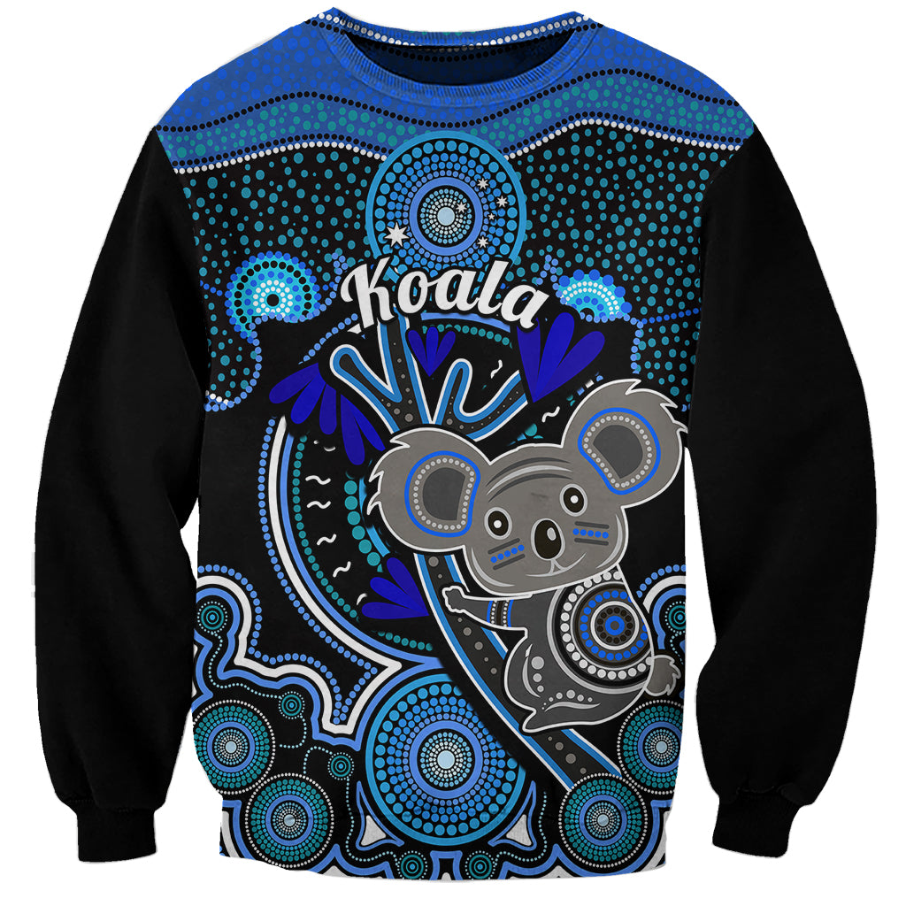 personalised-australian-astrology-sweatshirt-aboriginal-koala-zodiac-sign