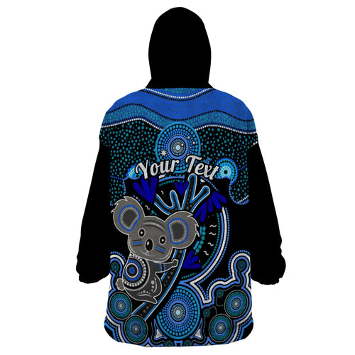 personalised-australian-astrology-wearable-blanket-hoodie-aboriginal-koala-zodiac-sign