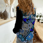 Personalised Australian Astrology Women Casual Shirt Aboriginal Koala Zodiac Sign LT14