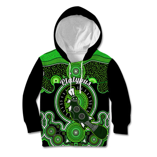personalised-australian-astrology-kid-hoodie-aboriginal-platypus-zodiac-sign