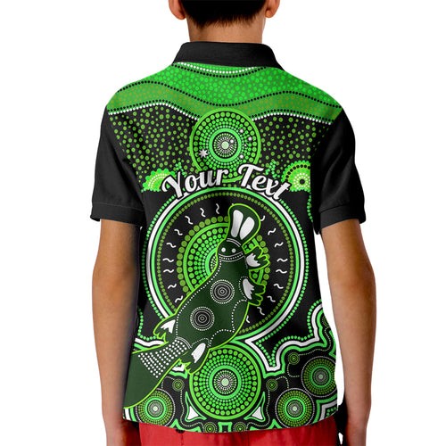 personalised-australian-astrology-kid-polo-shirt-aboriginal-platypus-zodiac-sign