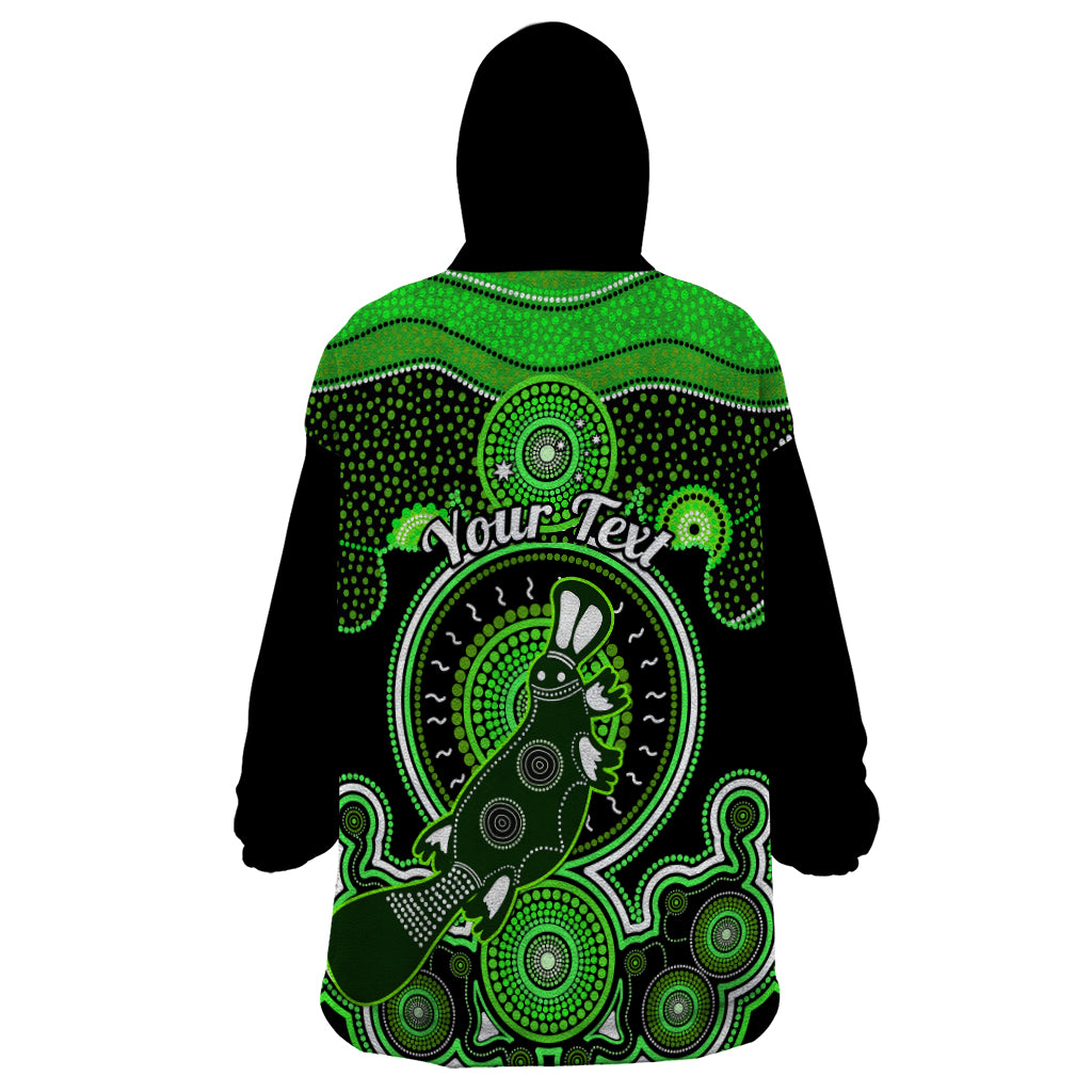 personalised-australian-astrology-wearable-blanket-hoodie-aboriginal-platypus-zodiac-sign