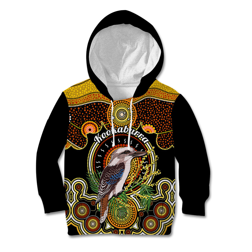 personalised-australian-astrology-kid-hoodie-aboriginal-kookaburra-zodiac-sign