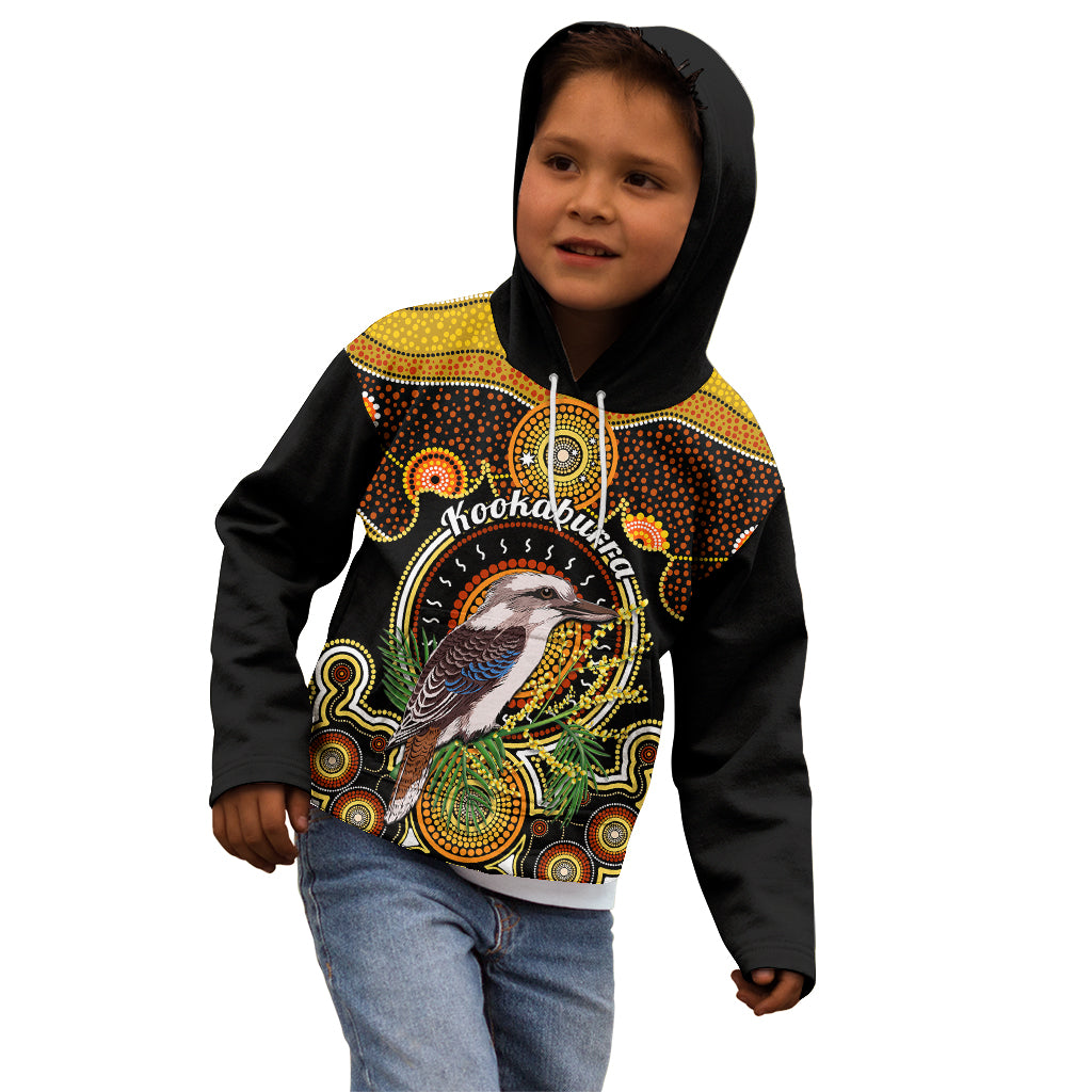 personalised-australian-astrology-kid-hoodie-aboriginal-kookaburra-zodiac-sign