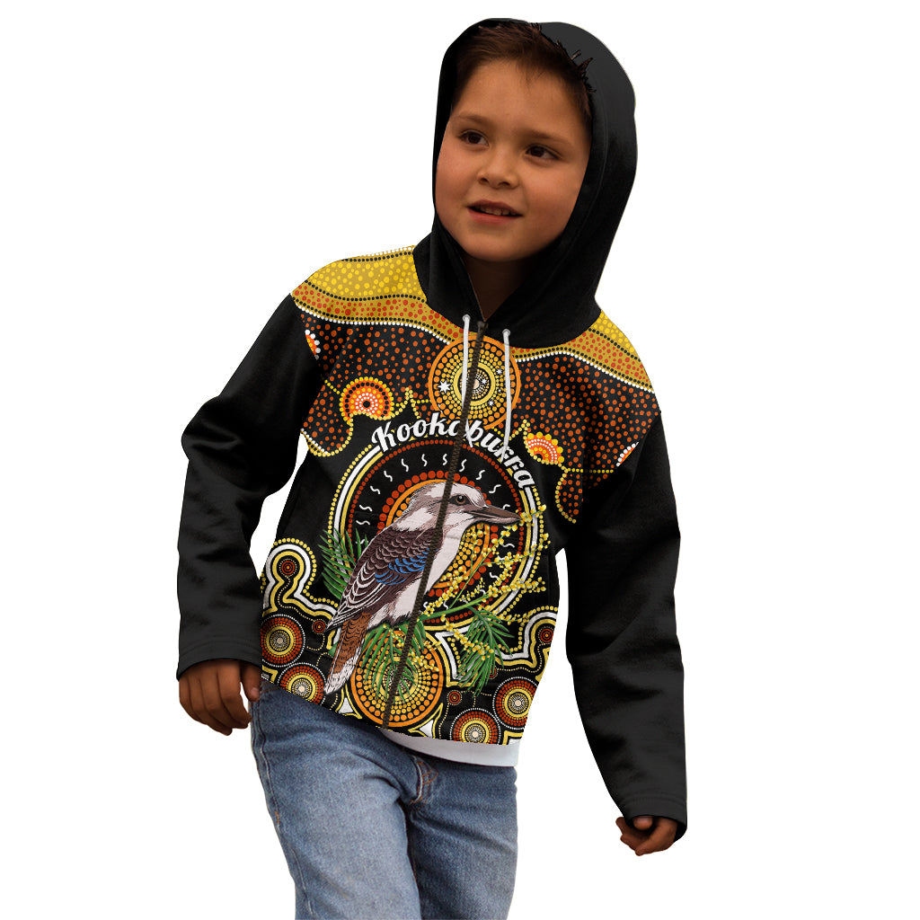 personalised-australian-astrology-kid-hoodie-aboriginal-kookaburra-zodiac-sign