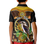 personalised-australian-astrology-kid-polo-shirt-aboriginal-kookaburra-zodiac-sign