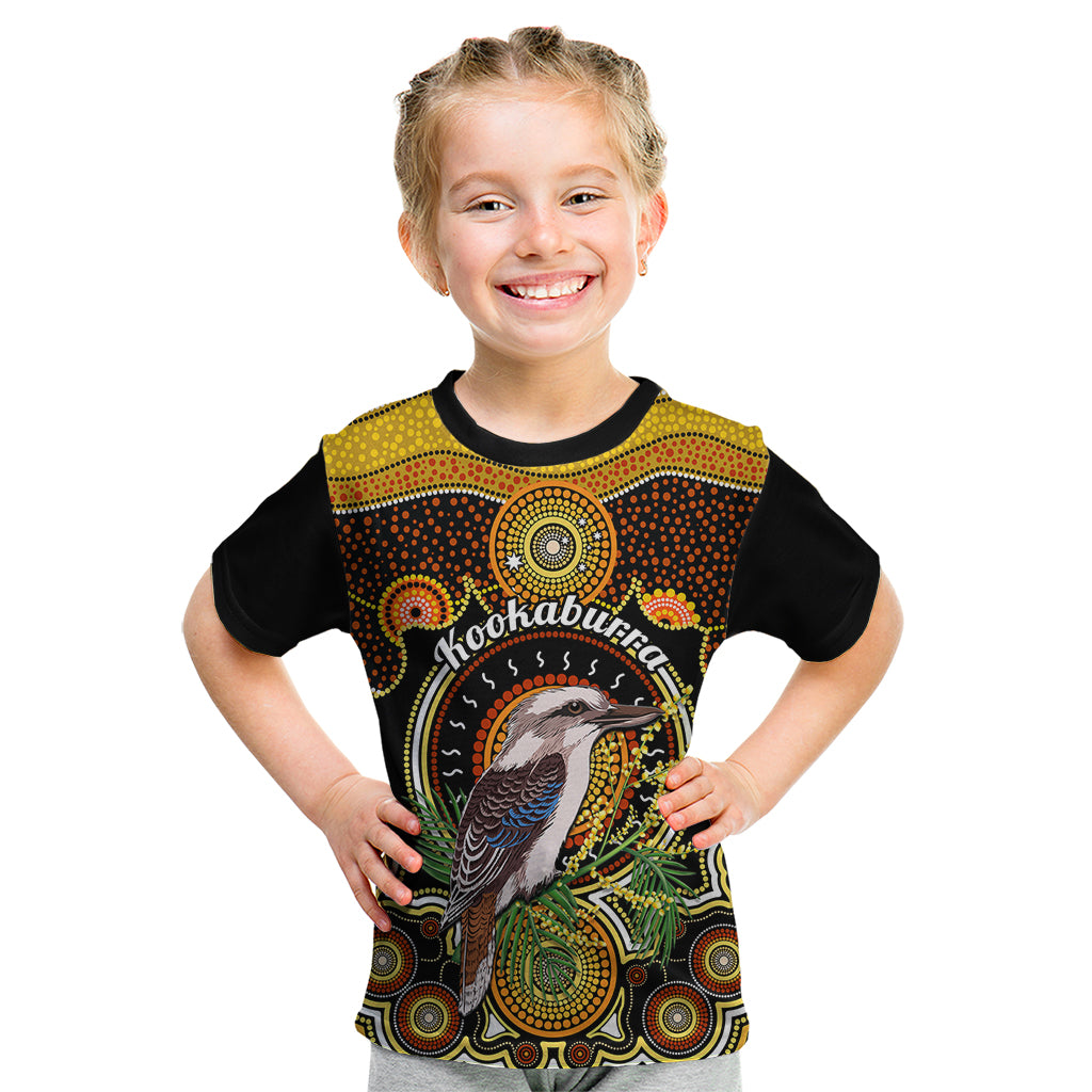 personalised-australian-astrology-kid-t-shirt-aboriginal-kookaburra-zodiac-sign