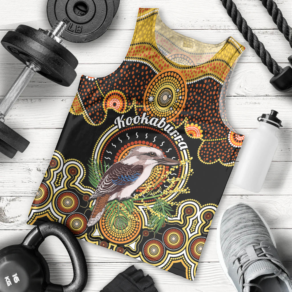 personalised-australian-astrology-men-tank-top-aboriginal-kookaburra-zodiac-sign