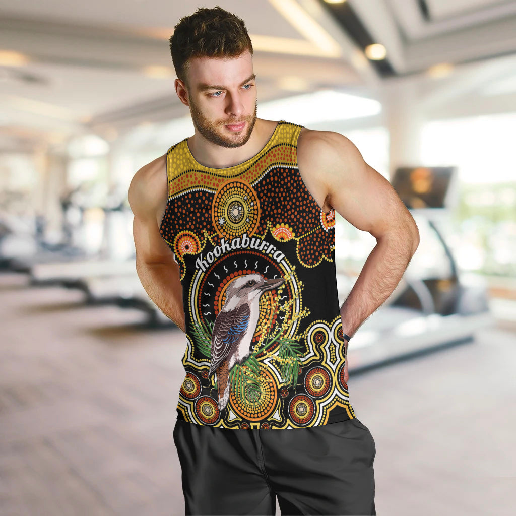 personalised-australian-astrology-men-tank-top-aboriginal-kookaburra-zodiac-sign