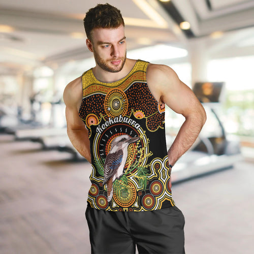 personalised-australian-astrology-men-tank-top-aboriginal-kookaburra-zodiac-sign
