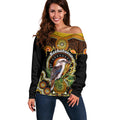 personalised-australian-astrology-off-shoulder-sweater-aboriginal-kookaburra-zodiac-sign