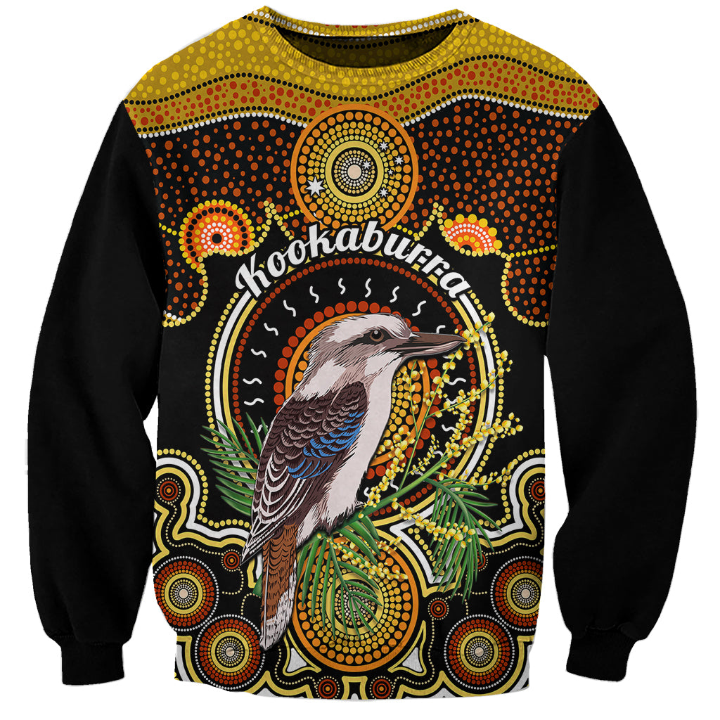 personalised-australian-astrology-sweatshirt-aboriginal-kookaburra-zodiac-sign