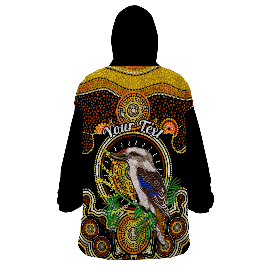 personalised-australian-astrology-wearable-blanket-hoodie-aboriginal-kookaburra-zodiac-sign