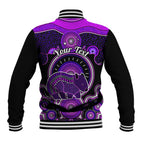 personalised-australian-astrology-baseball-jacket-aboriginal-wombat-zodiac-sign