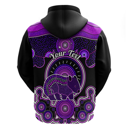 personalised-australian-astrology-hoodie-aboriginal-wombat-zodiac-sign