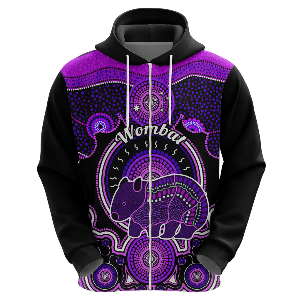 personalised-australian-astrology-hoodie-aboriginal-wombat-zodiac-sign