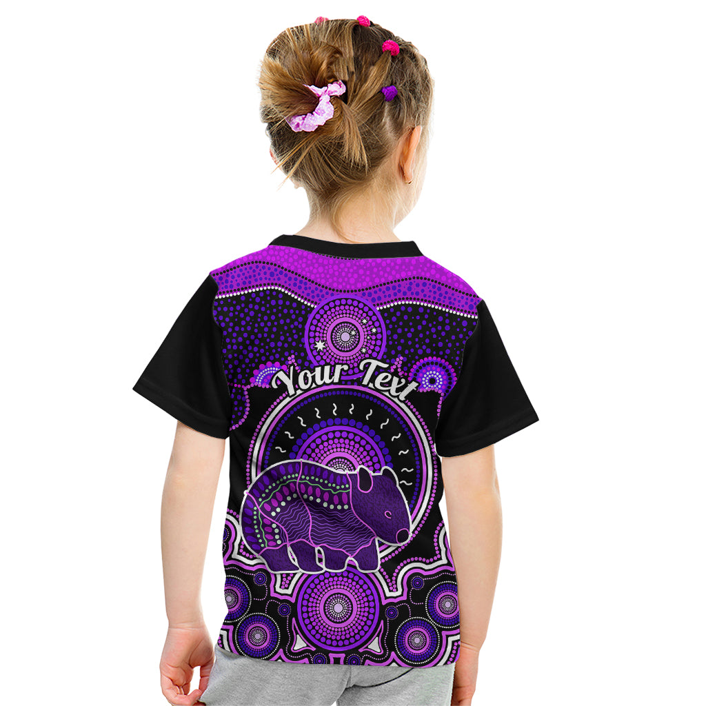 personalised-australian-astrology-kid-t-shirt-aboriginal-wombat-zodiac-sign