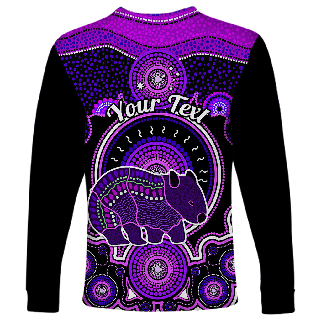personalised-australian-astrology-long-sleeve-shirt-aboriginal-wombat-zodiac-sign