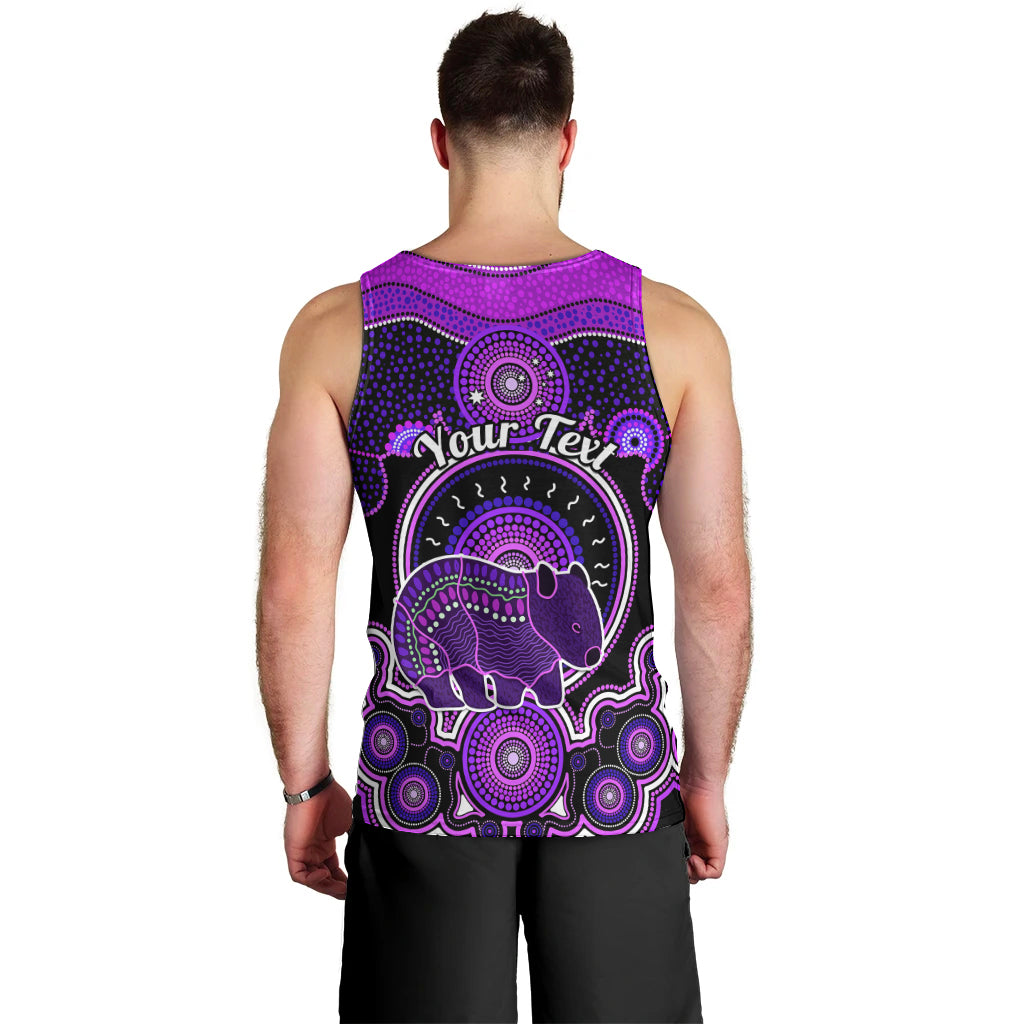 personalised-australian-astrology-men-tank-top-aboriginal-wombat-zodiac-sign