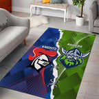 Knights and Raiders Area Rug Dynamic Sporty Version