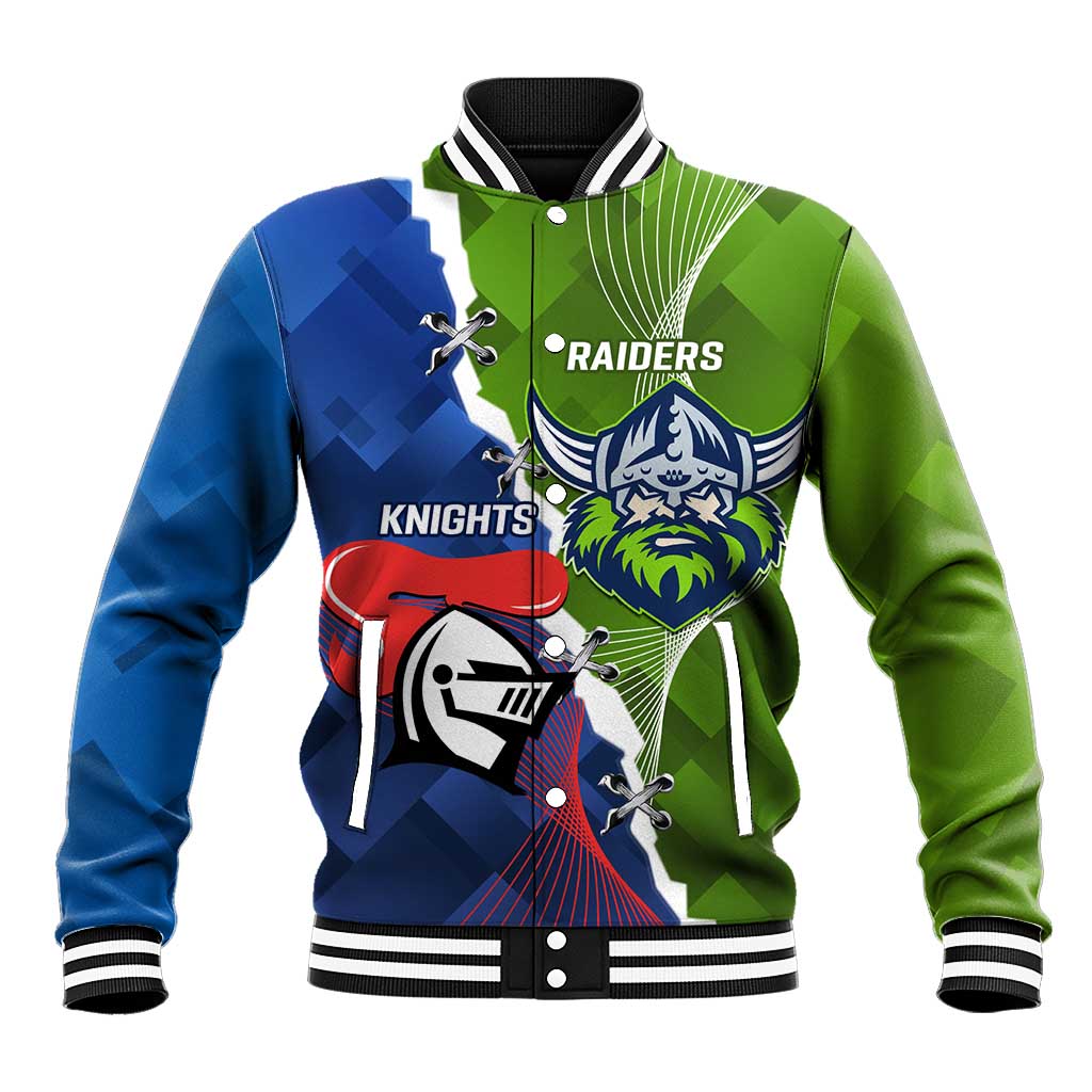 Personalised Knights and Raiders Baseball Jacket Dynamic Sporty Version