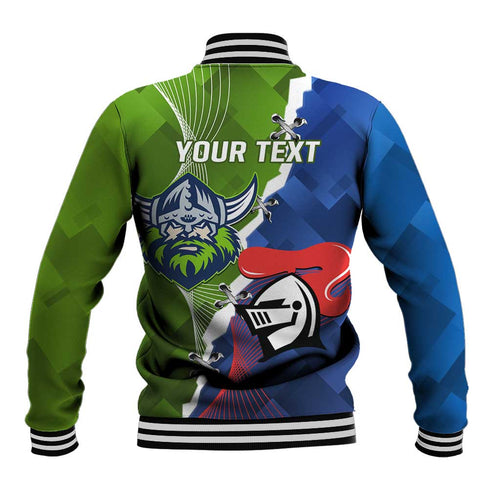 Personalised Knights and Raiders Baseball Jacket Dynamic Sporty Version