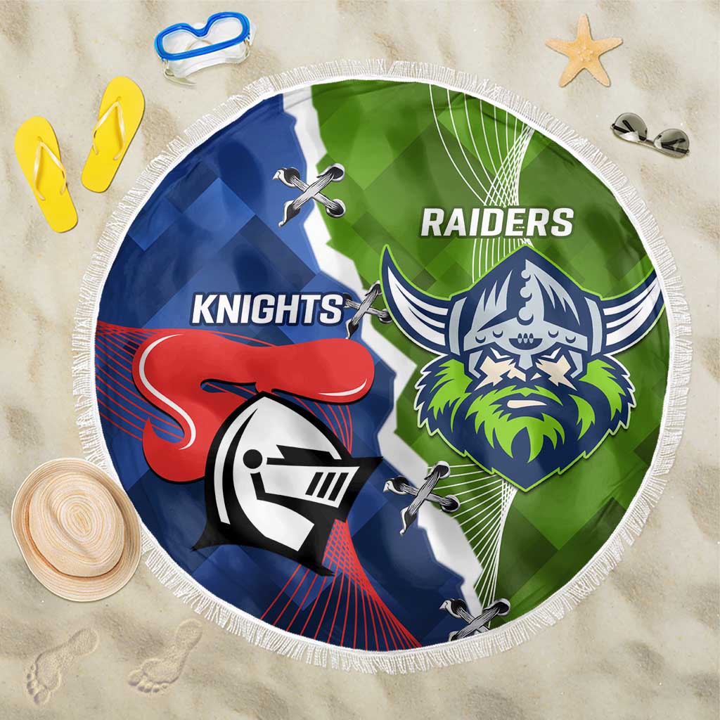 Knights and Raiders Beach Blanket Dynamic Sporty Version