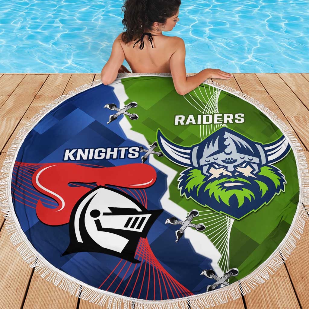 Knights and Raiders Beach Blanket Dynamic Sporty Version