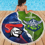 Knights and Raiders Beach Blanket Dynamic Sporty Version