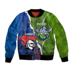 Personalised Knights and Raiders Bomber Jacket Dynamic Sporty Version