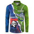 Personalised Knights and Raiders Button Sweatshirt Dynamic Sporty Version