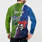Personalised Knights and Raiders Button Sweatshirt Dynamic Sporty Version