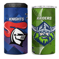 Knights and Raiders 4 in 1 Can Cooler Tumbler Dynamic Sporty Version