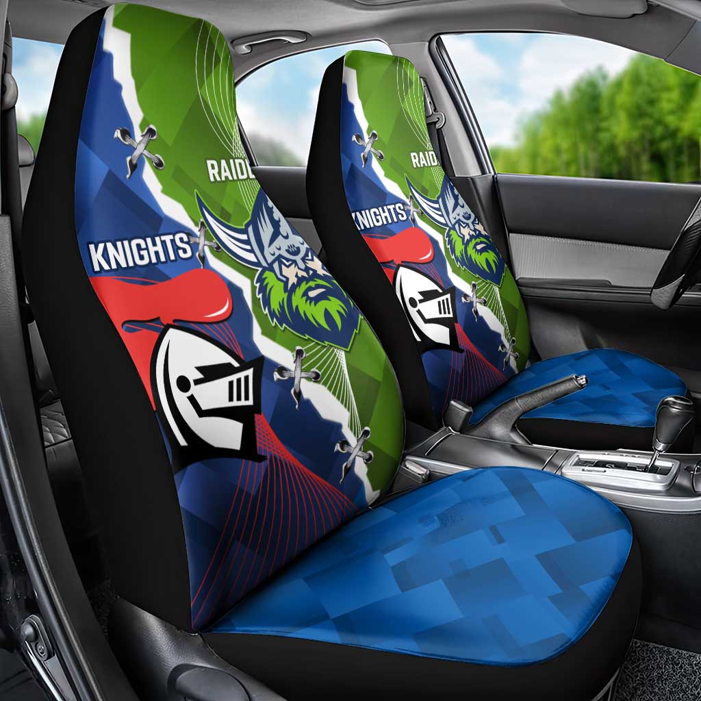 Knights and Raiders Car Seat Cover Dynamic Sporty Version