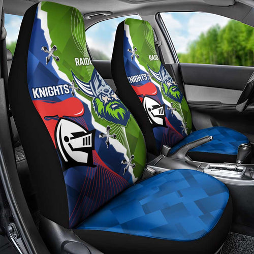 Knights and Raiders Car Seat Cover Dynamic Sporty Version