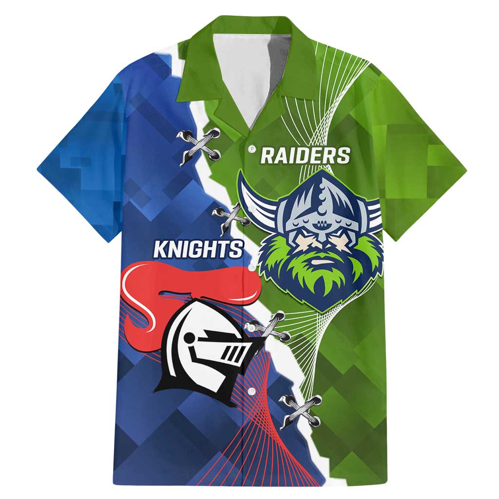 Personalised Knights and Raiders Family Matching Mermaid Dress and Hawaiian Shirt Dynamic Sporty Version