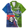 Personalised Knights and Raiders Family Matching Mermaid Dress and Hawaiian Shirt Dynamic Sporty Version