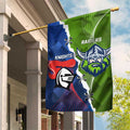 Knights and Raiders Garden Flag Dynamic Sporty Version
